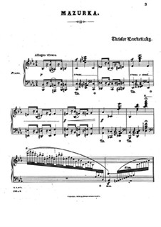 Two Mazurkas, Op.24: Mazurka No.2 by Theodor Leschetizky