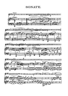 Sonata for Violin and Piano No.6, Op.30 No.1: Score for two performers by Ludwig van Beethoven