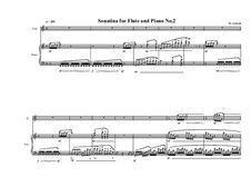 3 Sonatinas for Flute and Piano: Sonatina No.2, MVWV 535 by Maurice Verheul