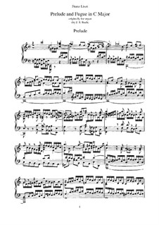 Six Preludes and Fugues, BWV 543-548: No.2. Version for piano, S.462 by Johann Sebastian Bach