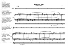 Poéme No.3 for Organ and Soprano Based on a poém of Gaston Сouté, MVWV 540: Poéme No.3 for Organ and Soprano Based on a poém of Gaston Сouté by Maurice Verheul