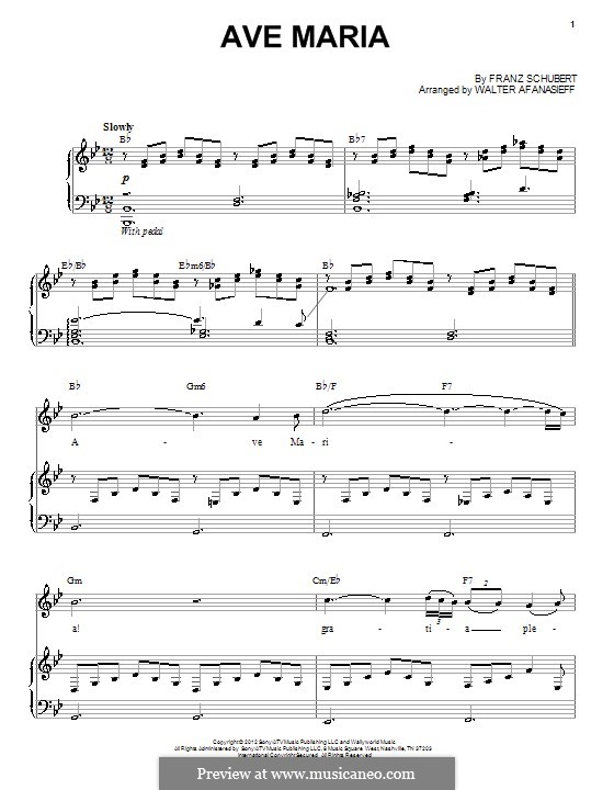 Piano-vocal score (printable scores): For voice and piano by Franz Schubert