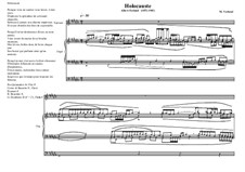 Poéme No.4 for Organ and Soprano Based on a poém of Albert Ferland, MVWV 543: Poéme No.4 for Organ and Soprano Based on a poém of Albert Ferland by Maurice Verheul