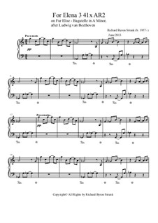 144 Variations on Fur Elise: For Elena No.3 by Richard Byron Strunk