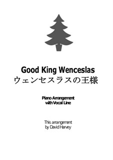 Vocal version: For voice and piano by folklore