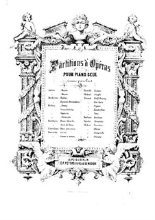 La dame blanche (White Lady): For piano by Adrien Boieldieu