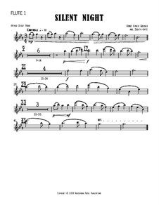 Ensemble version: For four flutes – parts by Franz Xaver Gruber