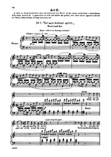 Fragments: Act II No.7 De' miei bollenti spiriti, for voices and piano by Giuseppe Verdi