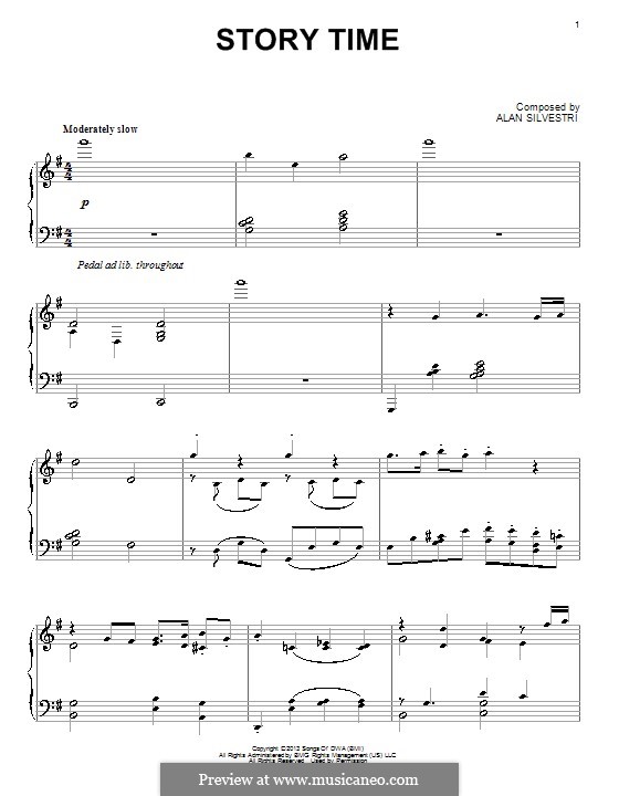 Story Time: For piano by Alan Silvestri