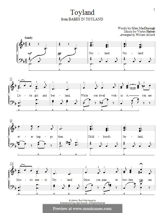 Toyland: For piano by Victor Herbert