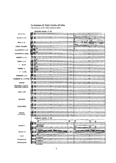 Fontane di Roma (Fountains of Rome): Full score by Ottorino Respighi