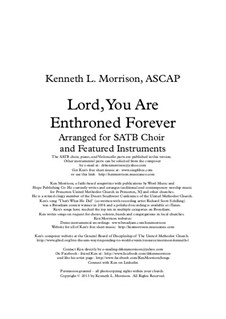Lord, You Are Enthroned Forever: Lord, You Are Enthroned Forever by Ken Morrison