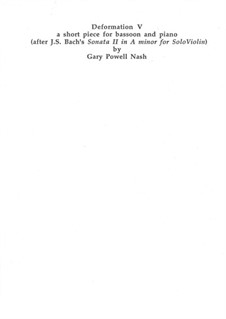 Deformation V: Deformation V by Gary Nash