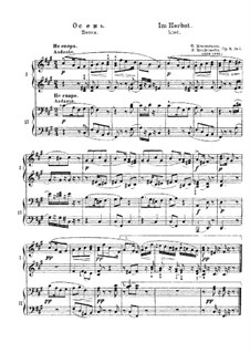 Twelve Songs, Op.9: No.5 Im Herbst (Autumn) by Felix Mendelssohn-Bartholdy