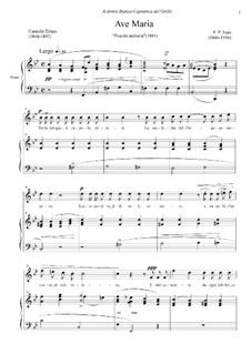 Ave Maria: For voice and piano by Francesco Paolo Tosti