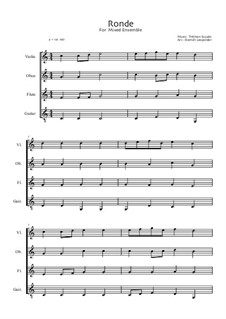 Ronde: For mixed ensemble by Tylman Susato