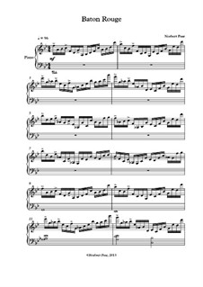 Baton Rouge by N. Paar - sheet music on MusicaNeo