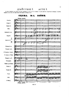 No.1 Scène: Full score by Pyotr Tchaikovsky