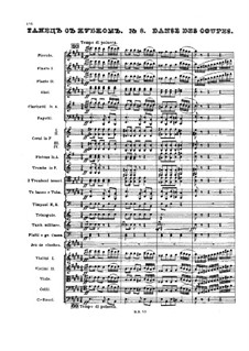 No.8 Danse des coupe: Full score by Pyotr Tchaikovsky