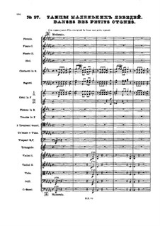 No.27 Danses des petits cygnes: Full score by Pyotr Tchaikovsky