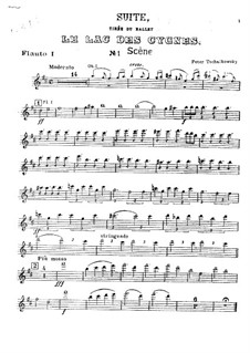 Version A: Flute I part by Pyotr Tchaikovsky