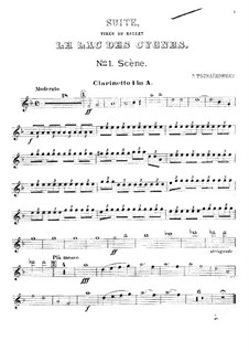 Version A: Clarinet I part by Pyotr Tchaikovsky