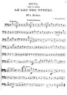 Version A: Double basses part by Pyotr Tchaikovsky