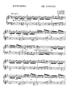 Le coucou (The Cuckoo): For piano by Louis Claude  Daquin