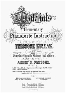 Materials for Elementary Pianoforte Instruction: Book I by Theodor Kullak