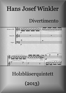 Divertimento (2013) for woodwindquintet: Divertimento (2013) for woodwindquintet by Hans Josef Winkler