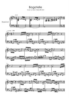 Bagatelle: For harpsichord by Helen Walker