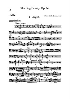Complete Opera: Cellos part by Pyotr Tchaikovsky