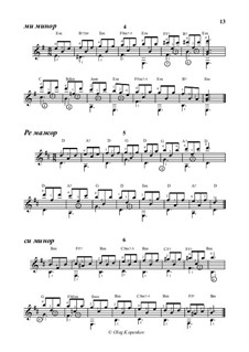 Harmonisation of a scale or 24 almost identical Studies, Op.6-a: Studies No.4-6 by Oleg Kopenkov