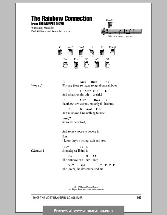 The Rainbow Connection (Kermit the Frog): For ukulele by Paul H. Williams, Kenneth L. Ascher