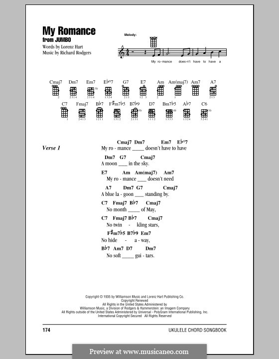 My Romance: For ukulele by Richard Rodgers