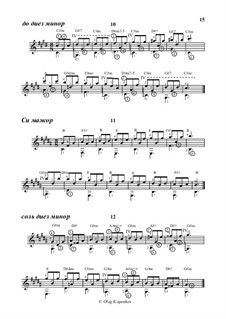 Harmonisation of a scale or 24 almost identical Studies, Op.6-a: Studies No.10-12 by Oleg Kopenkov