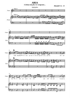 Agrippina, HWV 6: L'alma mia fra le tempeste by Georg Friedrich Händel