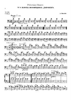 Polovtsian Dances: Cello and double bass parts by Alexander Borodin