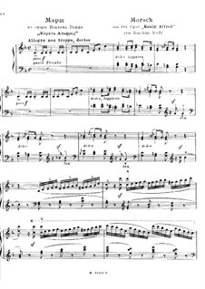 King Alfred, WoO.14: Marsh for piano by Joseph Joachim Raff