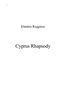 Cyprus Rhapsody: Cyprus Rhapsody by Dimitris Regginos