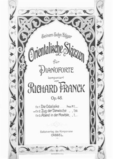 Orientalische Skizzen, Op.48: No.2 Zug der Derwische by Richard Franck