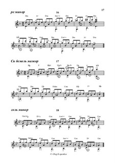 Harmonisation of a scale or 24 almost identical Studies, Op.6-a: Studies No.16-18 by Oleg Kopenkov
