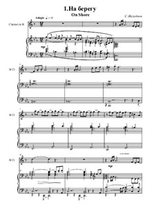 Two melodies: For clarinet and piano by Sergei Zheludkov