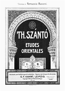 Two Etudes, Op.1: Etude No.1 by Theodor Szántó