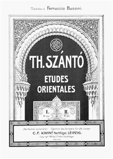 Two Etudes, Op.1: Etude No.2 by Theodor Szántó