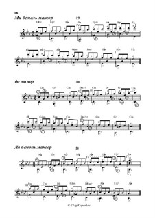 Harmonisation of a scale or 24 almost identical Studies, Op.6-a: Studies No.19-21 by Oleg Kopenkov