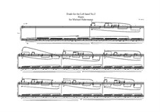 Etude for the Left hand No.2, MVWV 397: Etude for the Left hand No.2 by Maurice Verheul