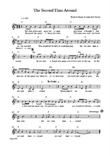 The Second Time Around, Op.195: Lead sheet by JHFP