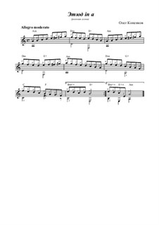 Harmonisation of a scale or 24 almost identical Studies, Op.6-a: Study in a by Oleg Kopenkov