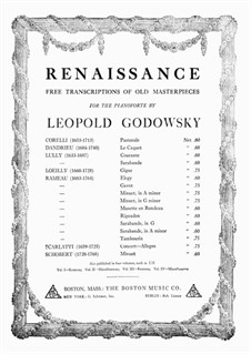 Tambourin in E Minor: For piano by Jean-Philippe Rameau